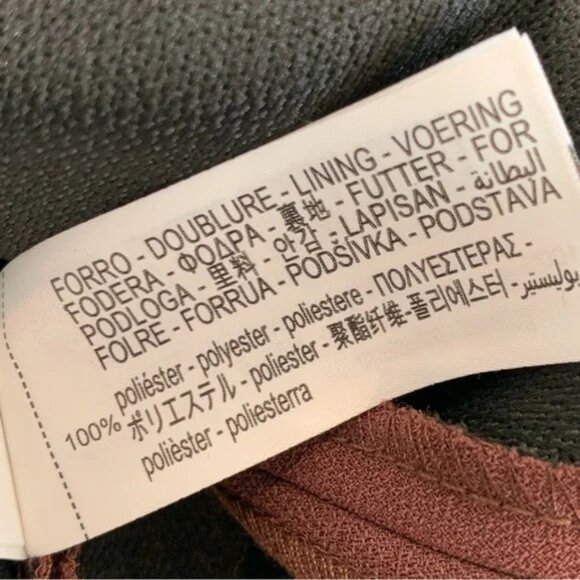 ZARA ZW Collection Brown Caramel Halter Godet Dress Medium M - Picture 14 of 14